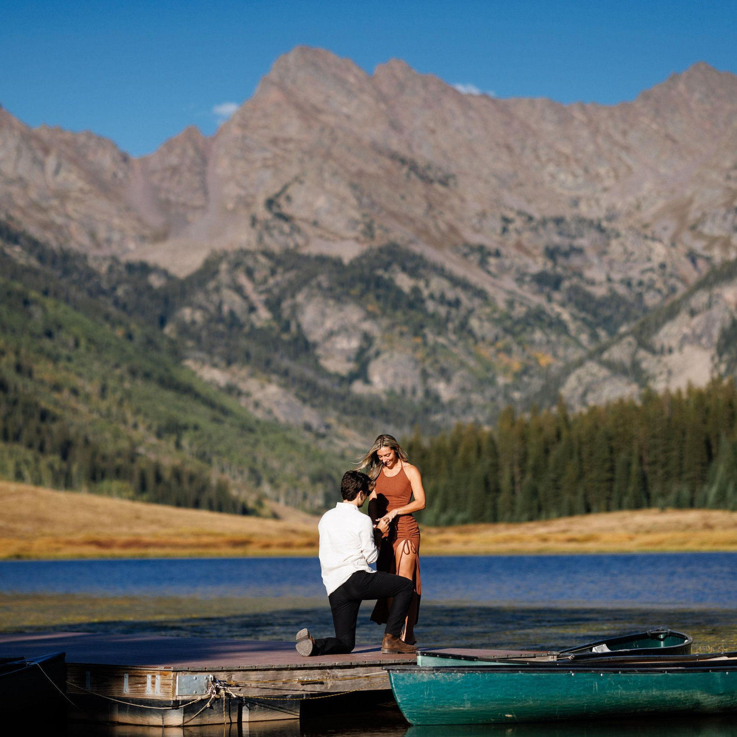 Joey proposed at Piney River Ranch in Vail, CO on September 13, 2024!
