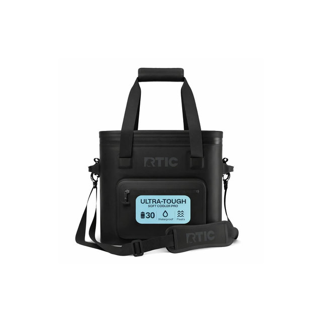 RTIC Outdoors 30 Cans/ 22qt Ultra-Tough Soft-Sided Cooler Pro - Black