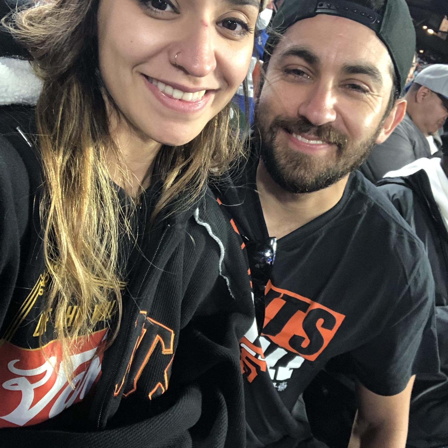 First Giants game together