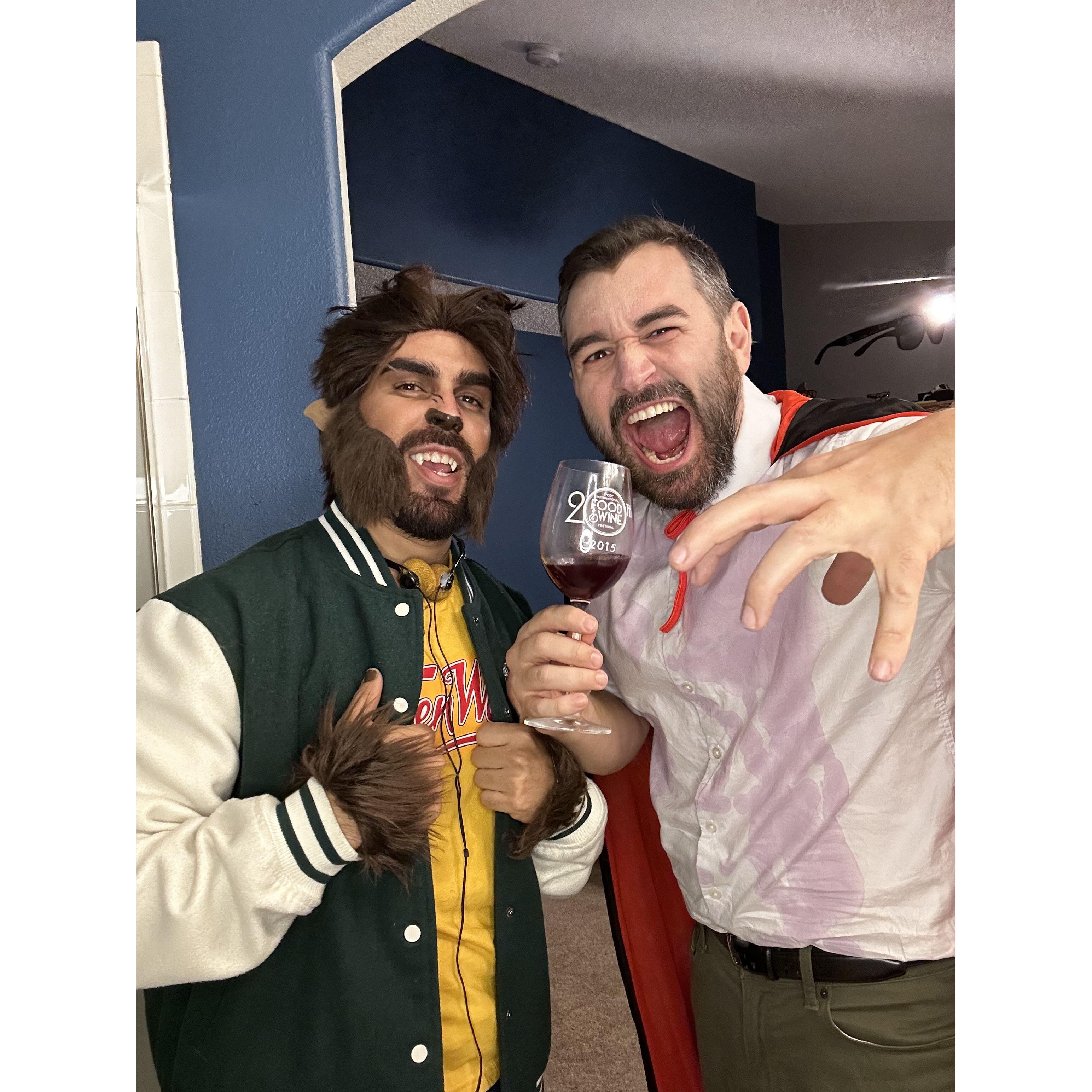 Jordan was Teen Wolf, I was Garnachula (I drink sangria instead of blood)