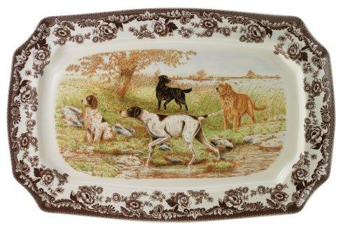 Spode Woodland Hunting Dogs Rectangular Platter