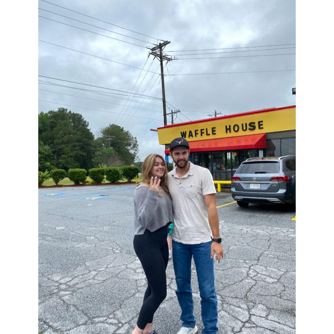 Veronicas first Waffle House