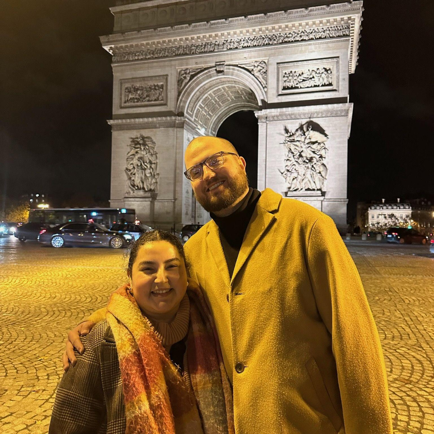 Final night in Paris! Arch of Triumph