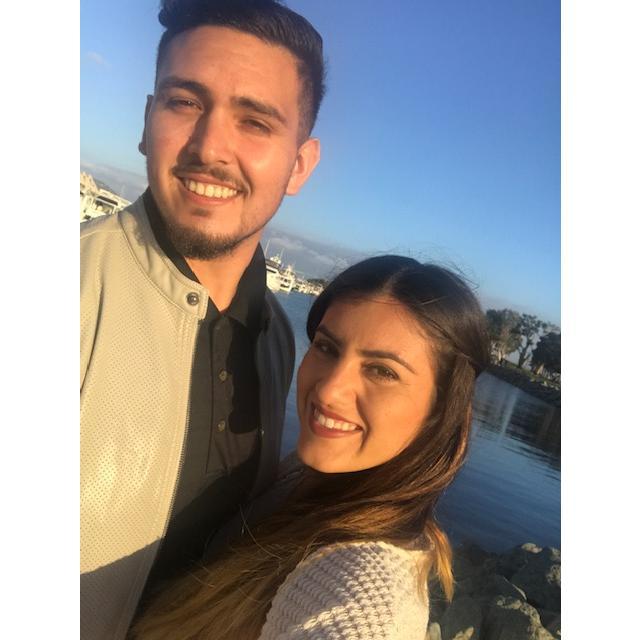 Walking around Seaport Village. This was a still shot of a vlog we were creating, always creating something when we're together.