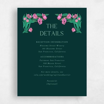 Dark Emerald, Green Wedding Enclosure - Willmore