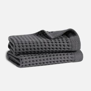 Dreamweave Waffle Hand Towels - Slate