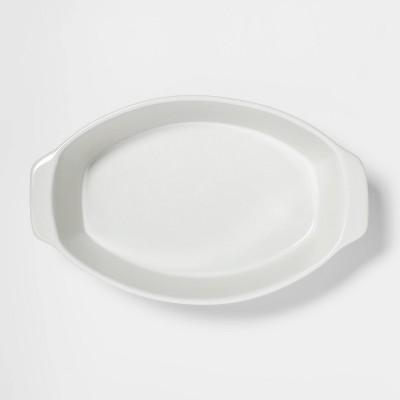 2.5qt Oval Baker White - Threshold™