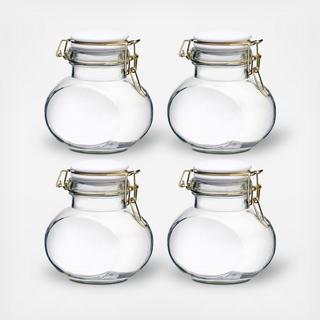 Phoebe Airtight Spice Jar, Set of 4
