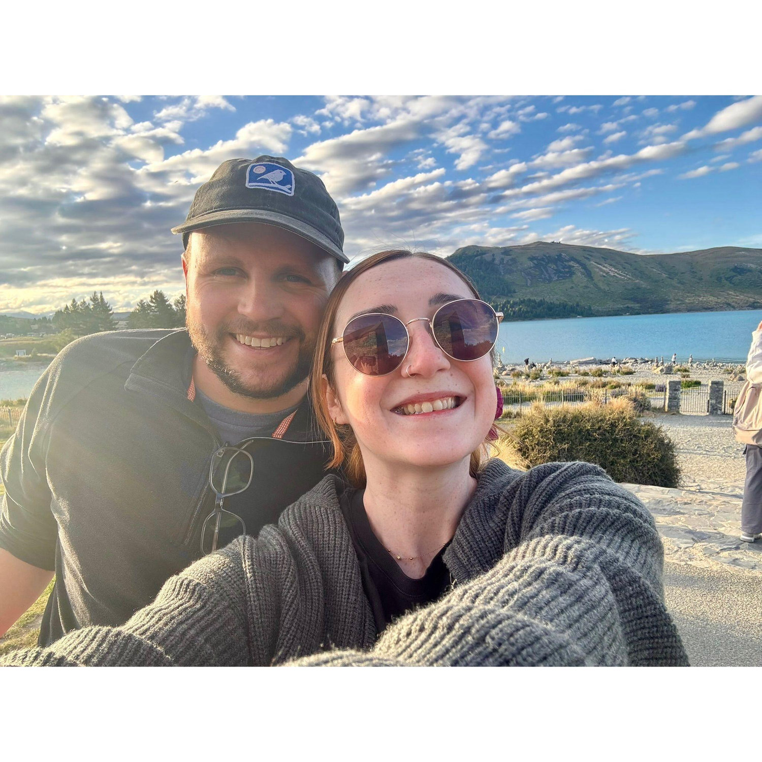 Sober at Lake Tekapo (just)