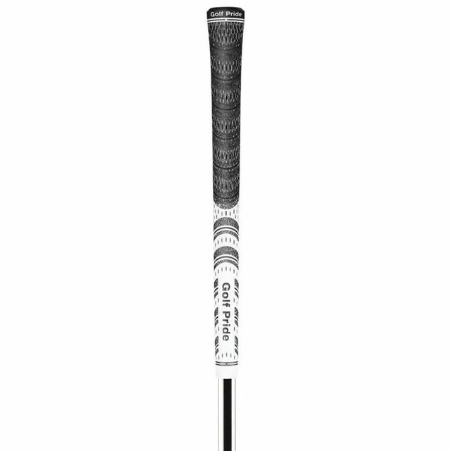 Golf Pride MCC Golf Club Grip - All-Weather Hybrid Grip - Brushed Cotton Cord & Pebbled Texture - Moisture-Wicking Technology, White