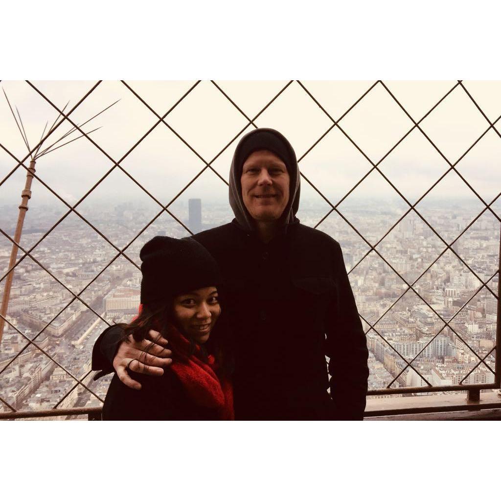 Top of Eiffel Tower! Feb.03.2018