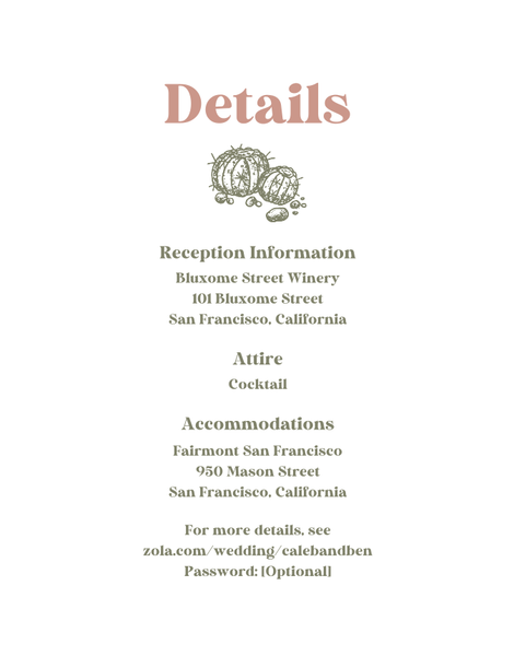 Avondale | White | Zola Wedding Enclosure Cards