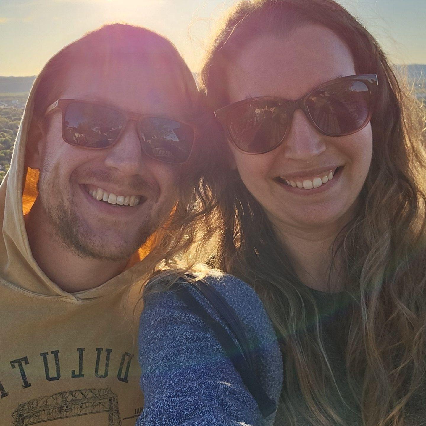 Our first trip to Damian's home town together