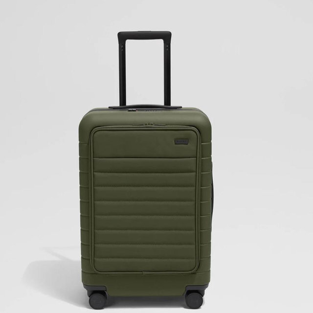 The Executive Bigger Carry-On in Coast Green