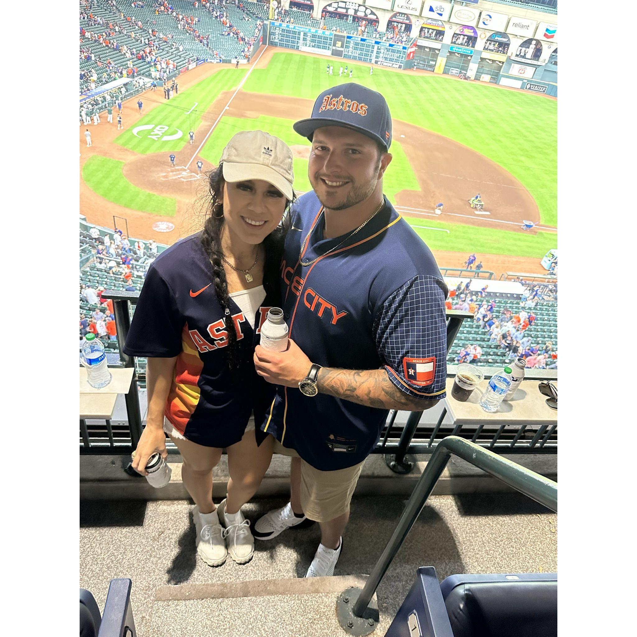 An Astros game. We aren't huge sports fans but can be lured by margaritas.