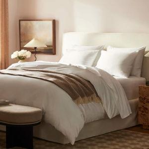 Luxe Sateen Core Sheet Set (Solid White Cali King)