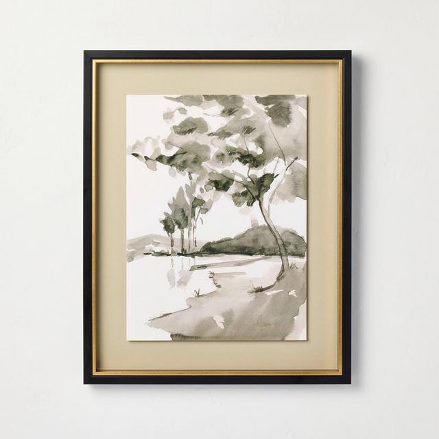 16"x20" Washed Landscape Framed Wall Art - Hearth & Hand™ with Magnolia