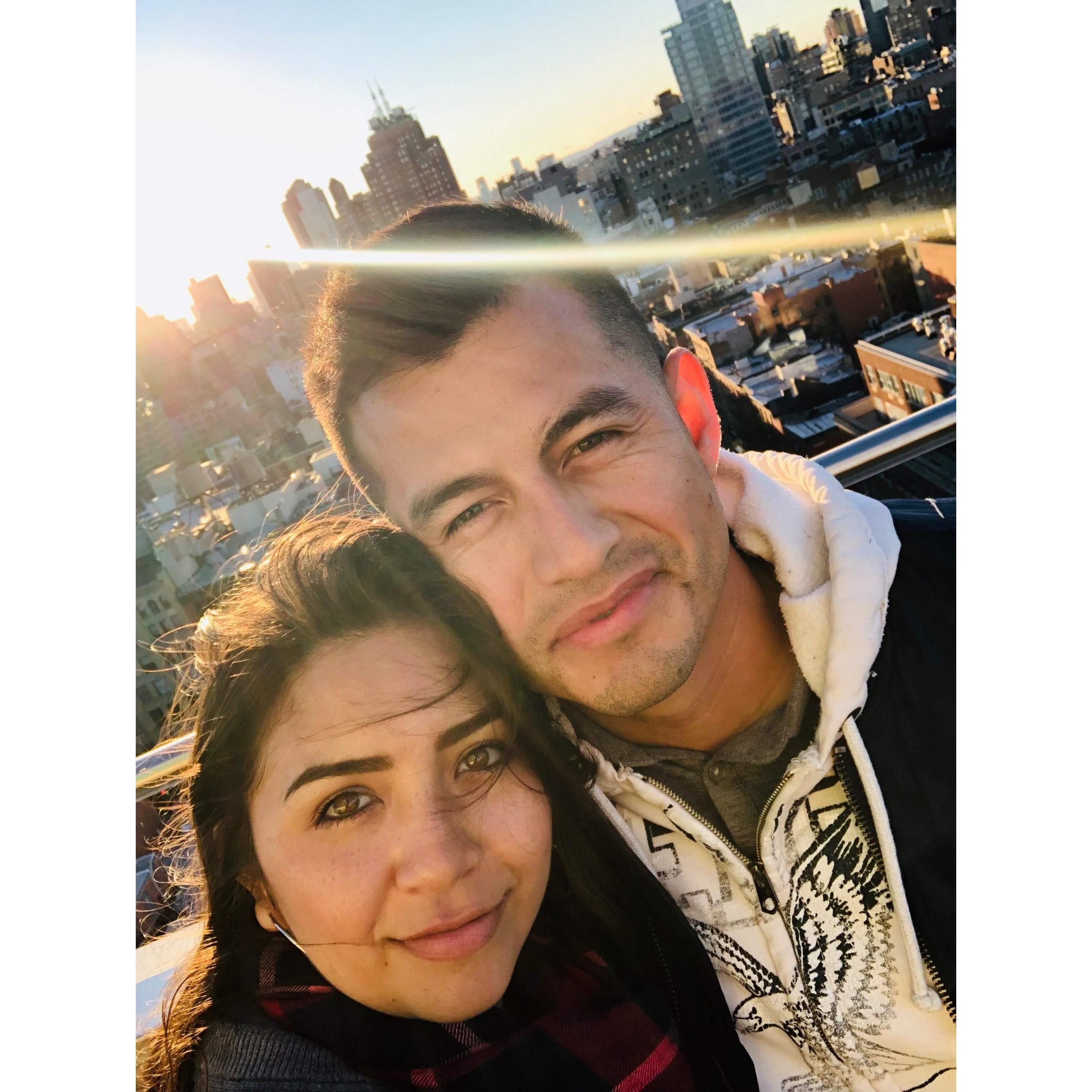 Rooftop hopping in NYC
