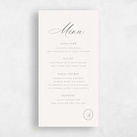Green Wedding Menu - St Anne