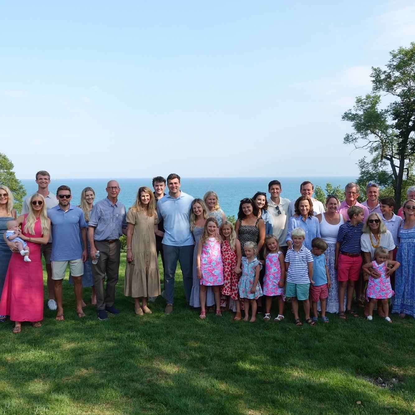 Celebrating our engagement with family - missing a few!