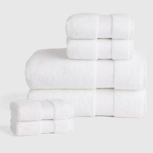 Ultra Plush Cotton Bath Towel Bundle - White