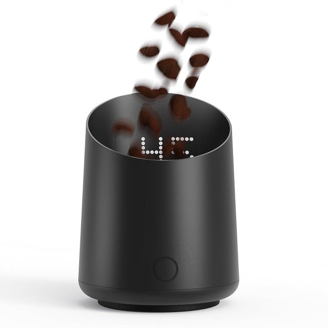 Subminimal Subscale Digital Dosing Cup with LED Display – Sleek & Precise Coffee Bean Weight Scale - Dosing & Brewing Coffee Accessories, Perfectly Measures Coffee Grounds for Coffee Espresso - Black