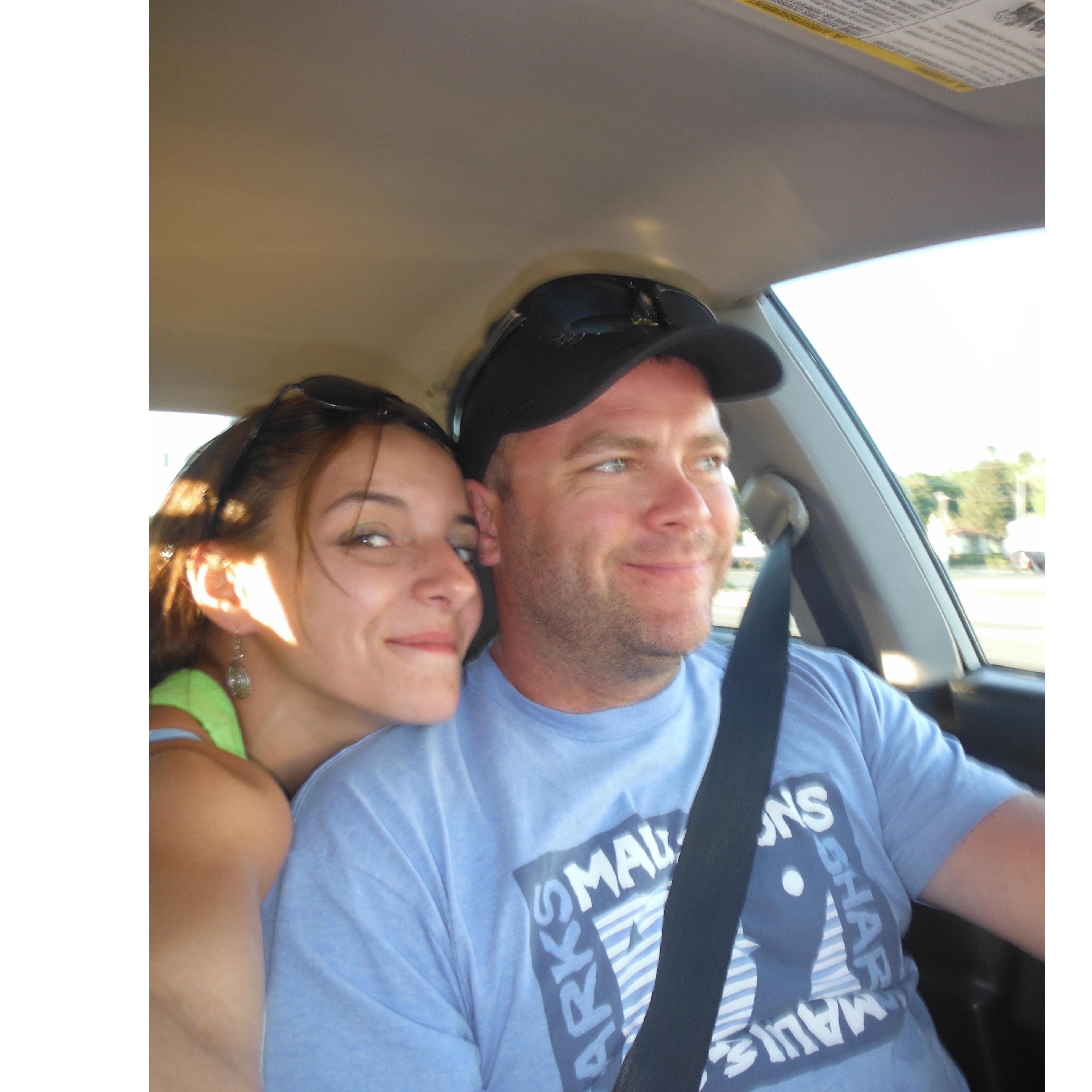 This was our first trip together 2012