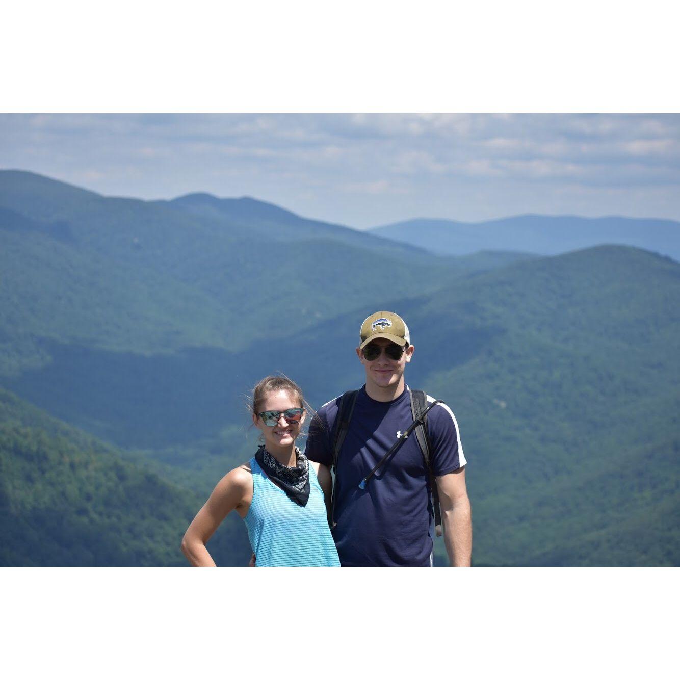 One of our first hikes together