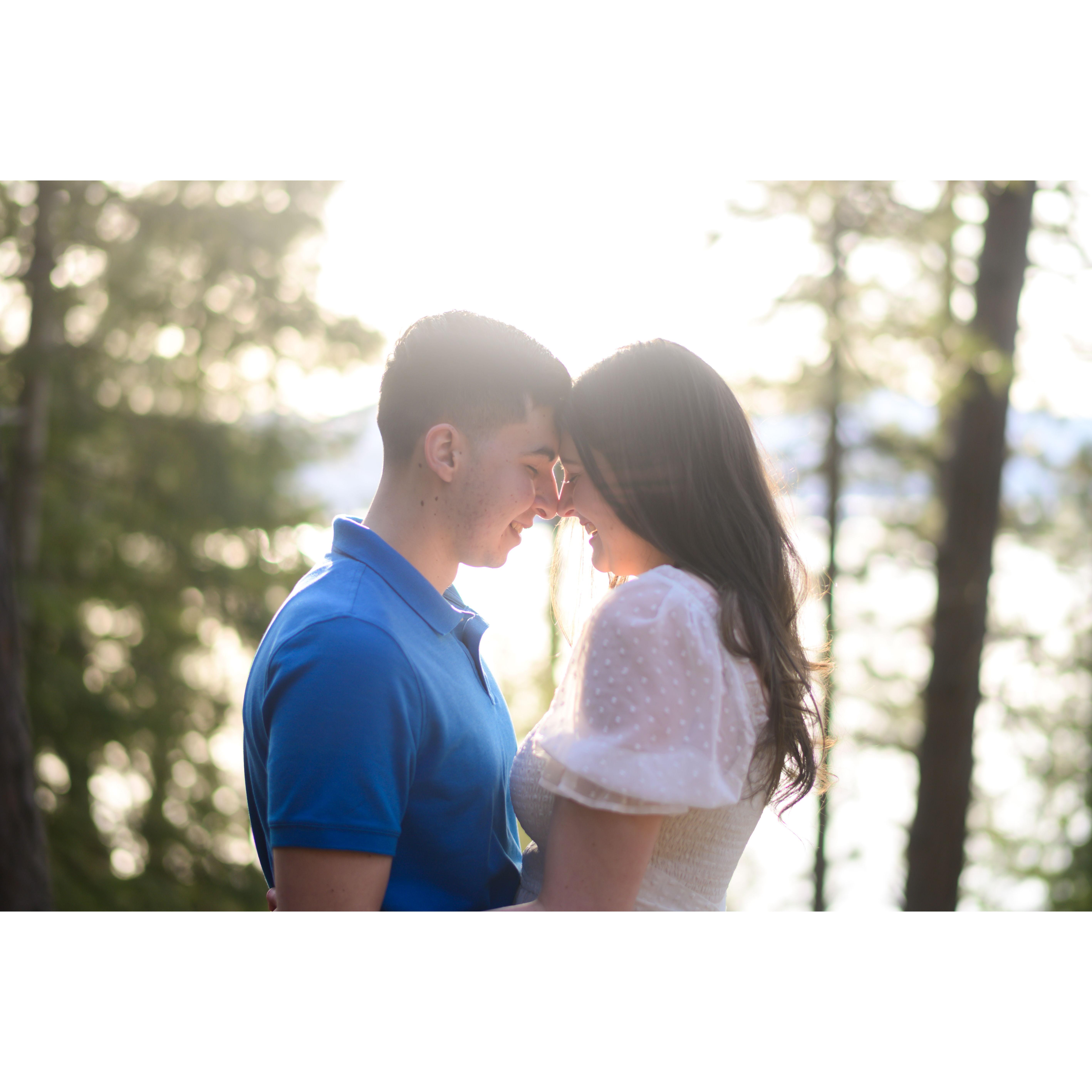 Our engagement photoshoot.
