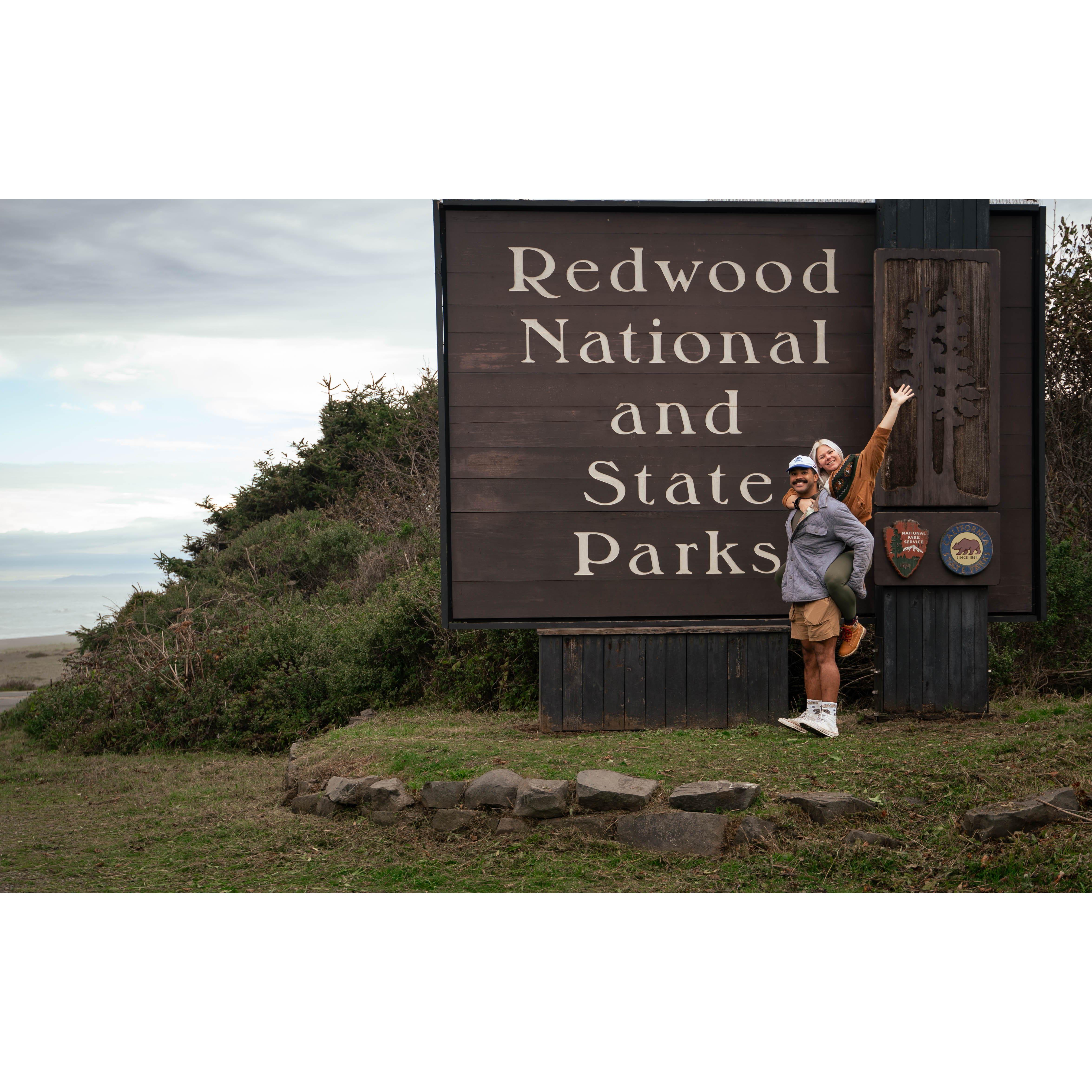 Our first time visiting Redwood National and State Parks in Northern California