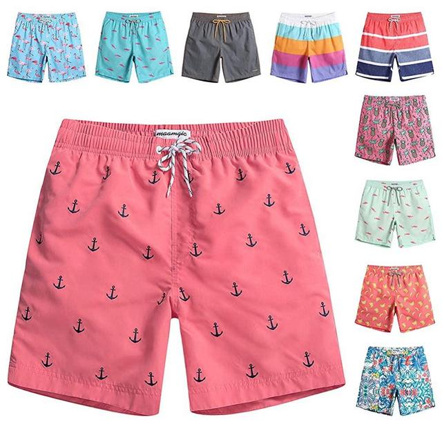 maamgic Mens Swim Trunks Quick Dry Swim Shorts with Mesh Lining Funny Swimwear Bathing Suits