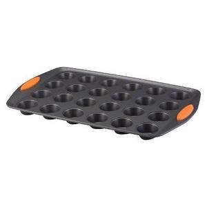 Rachael Ray Mini Muffin Pan Rectangular 24 Cup - Orange