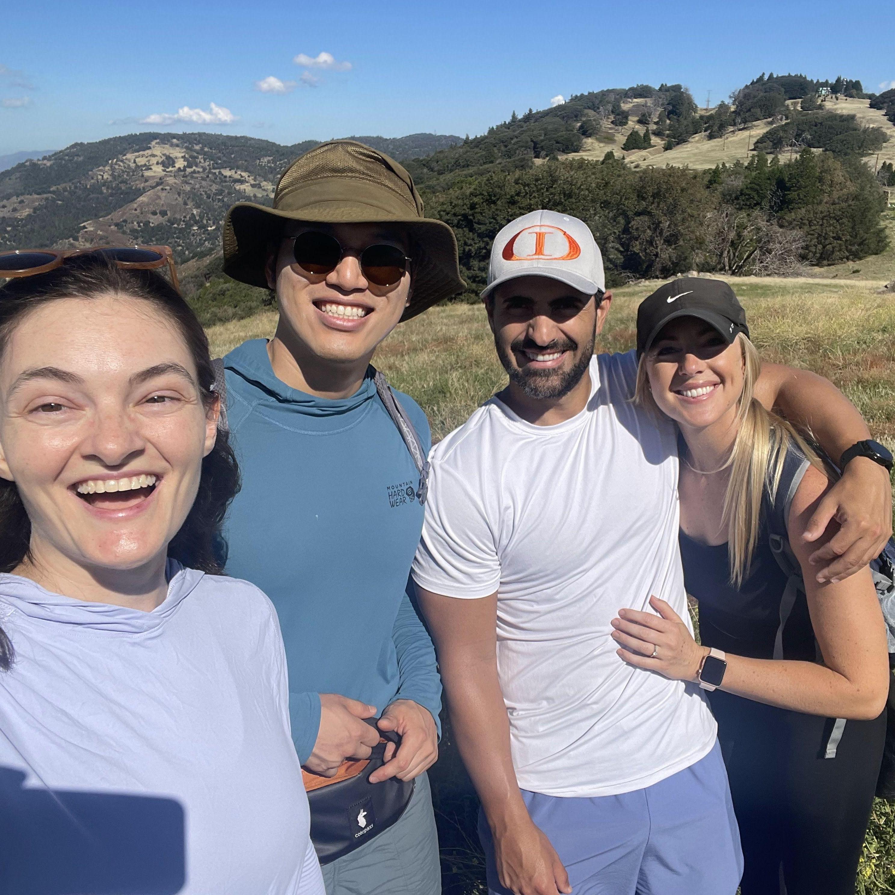 Taking a selfie with some lost hikers in Julian, CA [2023]