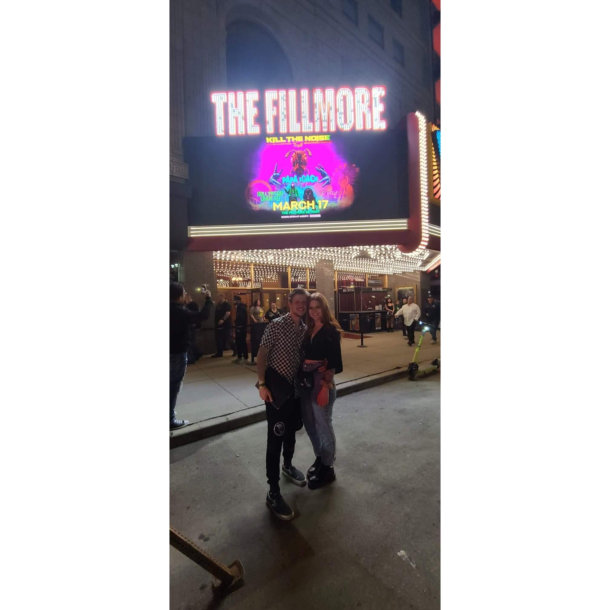 Papa Roach at the Fillmore