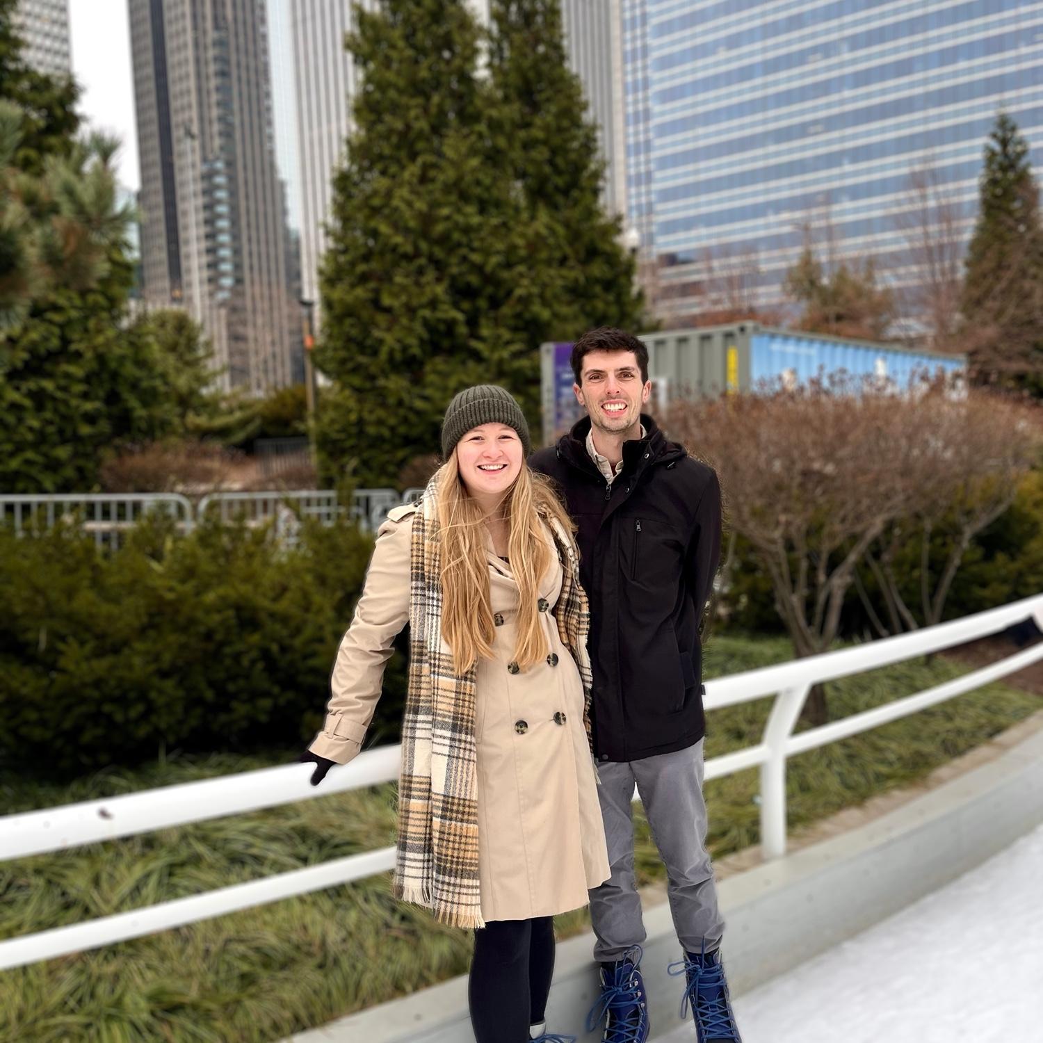 Ice Skating at Maggie Daley Park in Chicago - December 2024