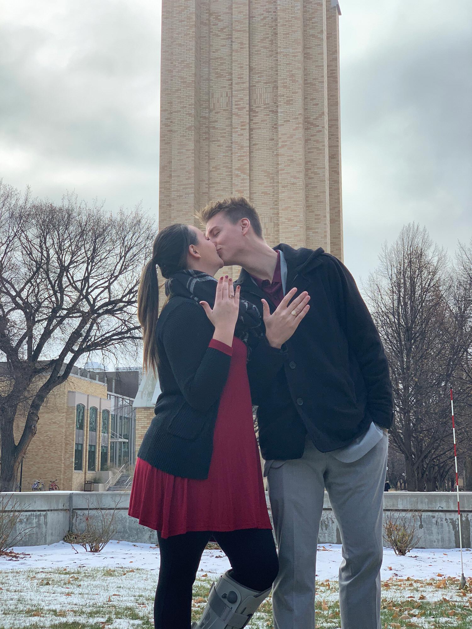 The famous Concordia College "ring day" celebration where Mitch and Jordyn celebrated the place that brought them together.