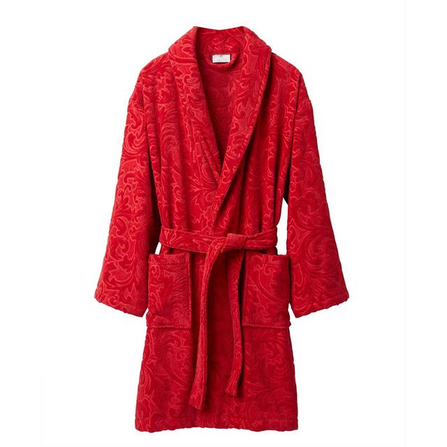 Hotel Collection Classic Textured Scroll Robe, Created for Macy's
