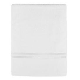 Wamsutta® Classic Turkish Embroidered Bath Sheet in White/White