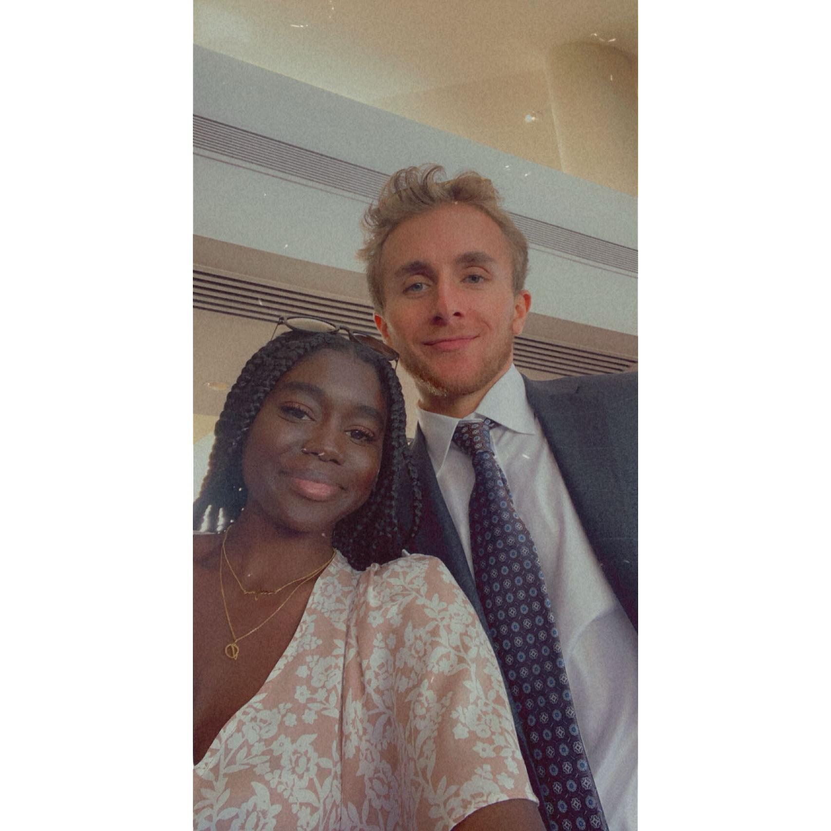 We've been to 5 weddings together and this year we're attending 5 weddings, 6 including ours!