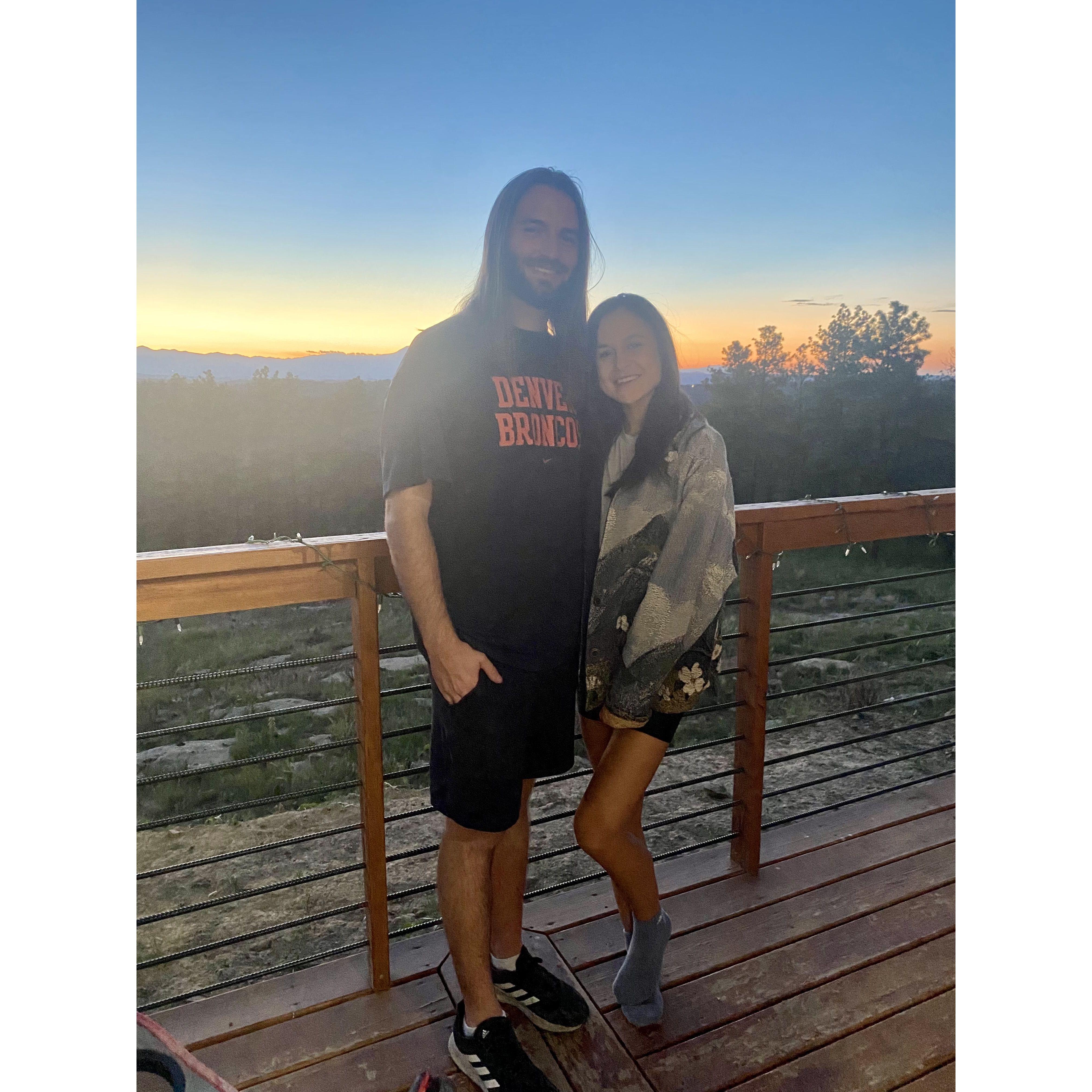 Visiting Joe and Denise at their mountain home in Trinidad, CO