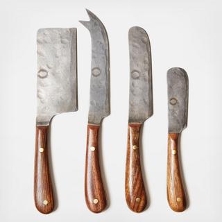 Artisan Forged 4-Piece Cheese Knife Set
