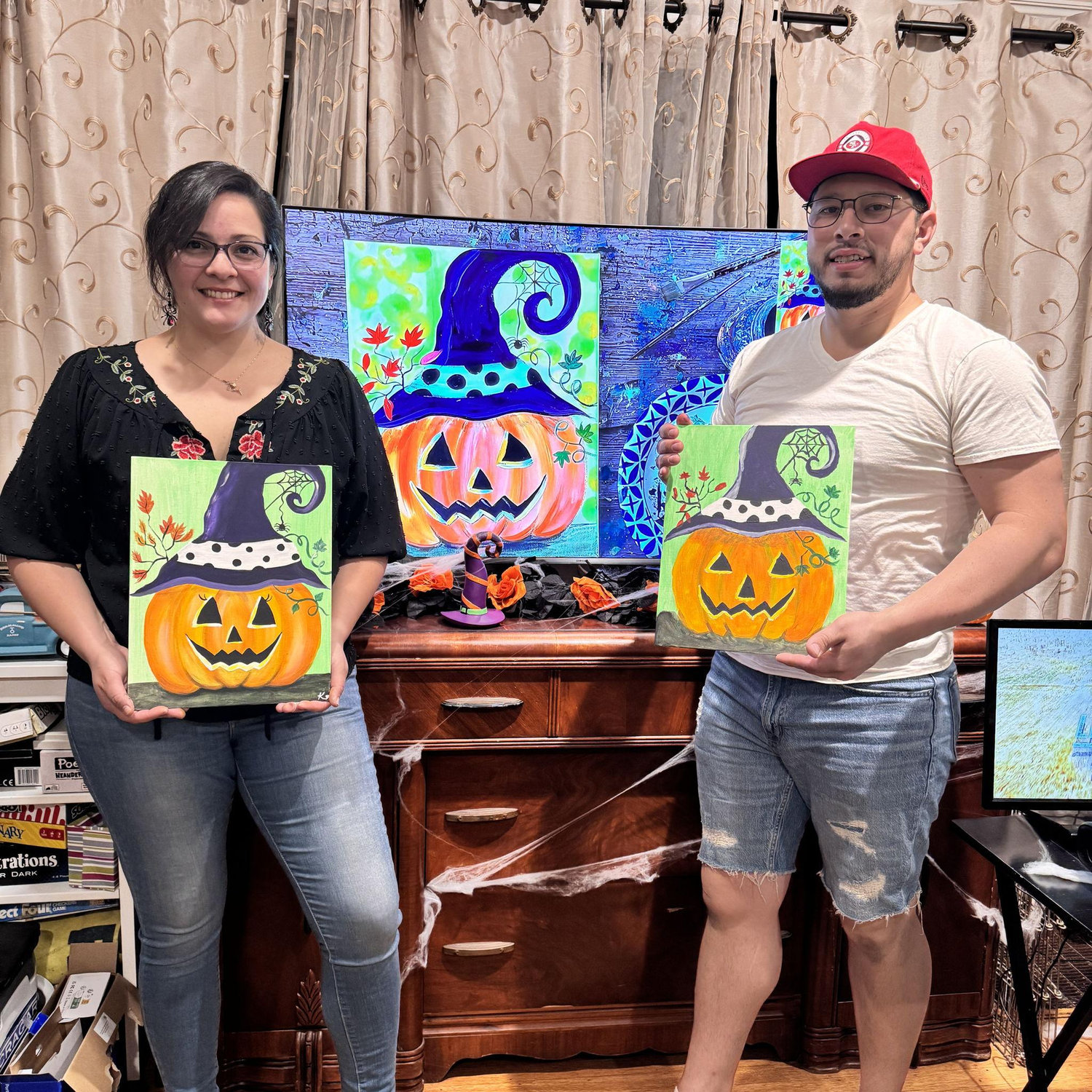 Halloween paint night