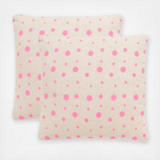 Multi Dot Pillow, Set of 2