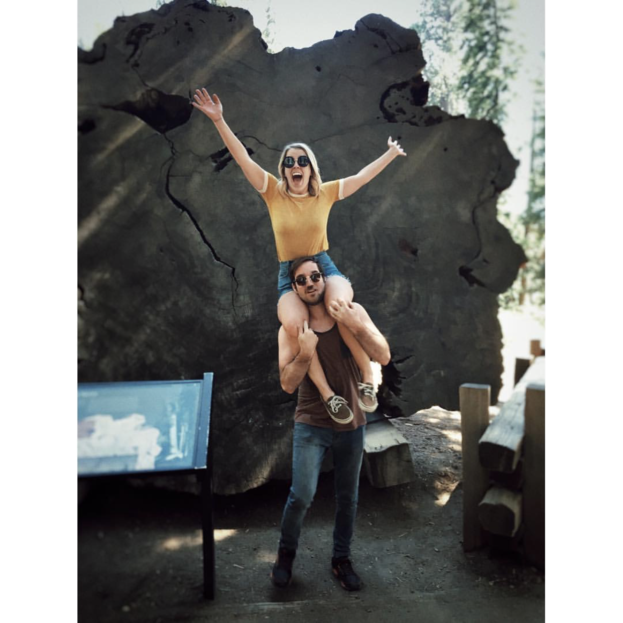 Camping with family in the Sequoias