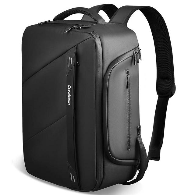 Cwatcun Camera Backpack Bag Professional for SLR DSLR Mirrorless Camera Waterproof Camera Case Compatible with Sony Canon Nikon Camera and Lens, Ipad,15.6in laptop, Tripod Accessories Black