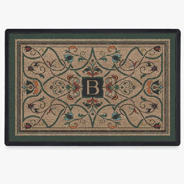 Maeva Monogram Doormat | Ruggable