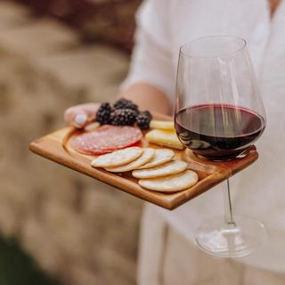 Rectangle Wine Appetizer Plate, Set of 4