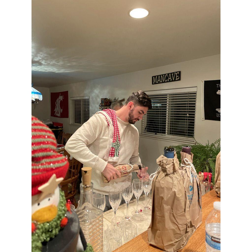 David was our wine guy as my family did a blind wine tasting. We attempted to guess our favorite bottles and ranked them from our most favorite down.