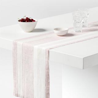 Chesney Striped Linen Table Runner