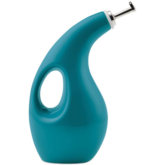 Rachael Ray Ceramics EVOO Oil & Vinegar Dispensing Bottle, 24-oz.